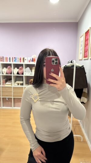 Camisola Pormenor Dourado