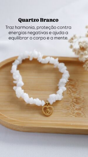 Pulseira Quartzo Branco